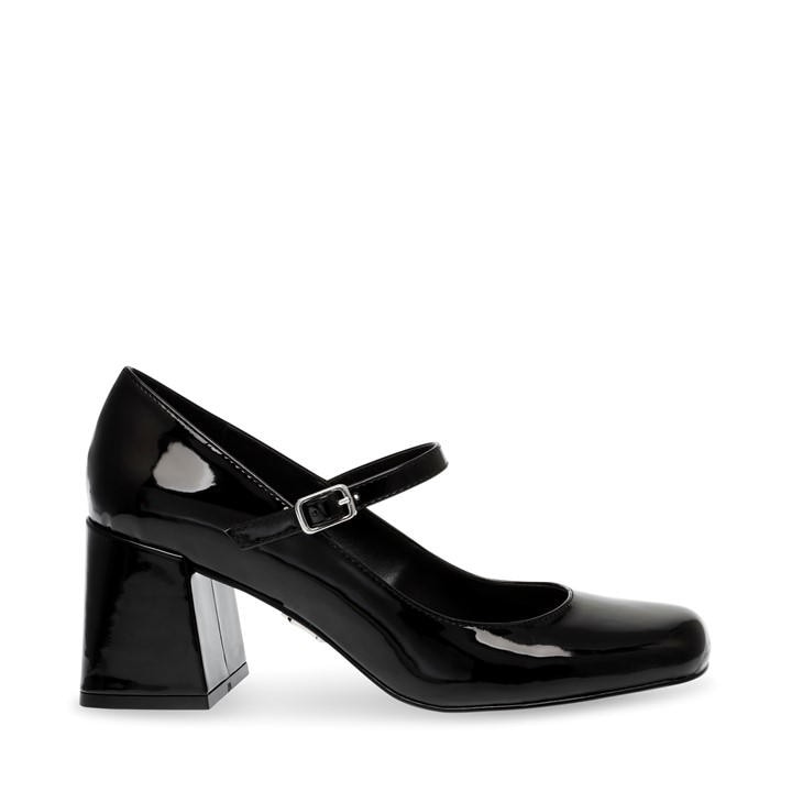 Steve Madden Women's Black Pep Talk Mary Janes in Size 8, Sports Direct