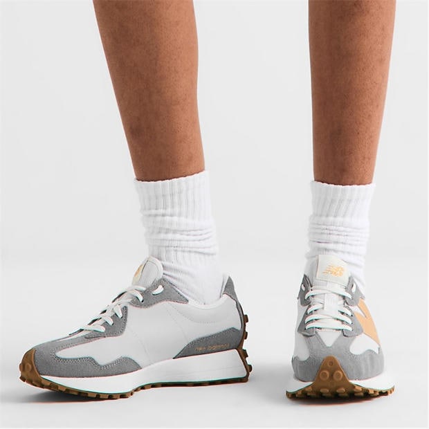 White/Gold - New Balance - NB 327 Womens