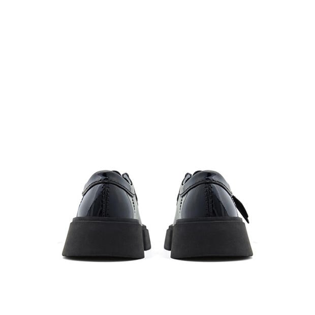 Black Pat - Clarks - Women's Moc Toe Formal Shoes