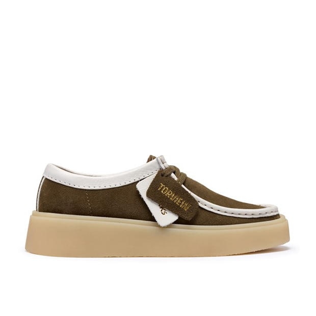 Dark Olive Cmbi - Clarks - Women's Moc Toe Formal Shoes