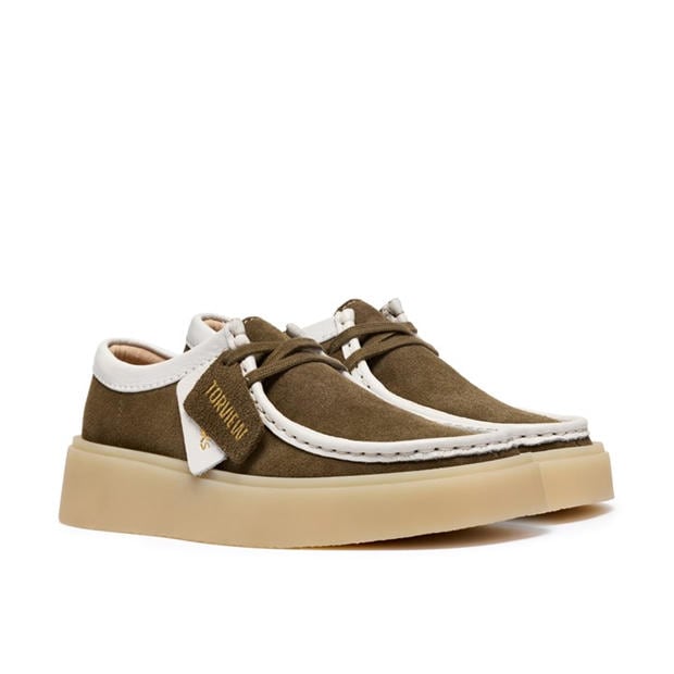 Dark Olive Cmbi - Clarks - Women's Moc Toe Formal Shoes