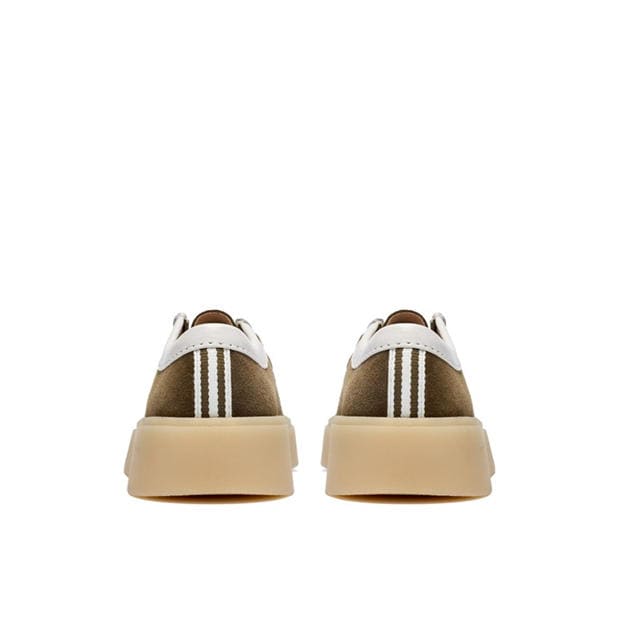 Dark Olive Cmbi - Clarks - Women's Moc Toe Formal Shoes