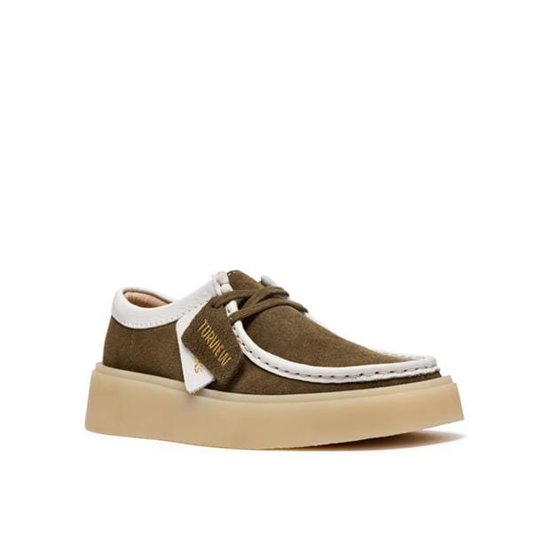 Dark Olive Cmbi - Clarks - Women's Moc Toe Formal Shoes