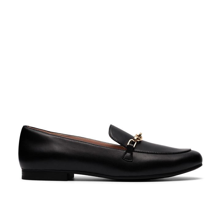 Clarks Women's Black Loafers in Size 6, Sports Direct