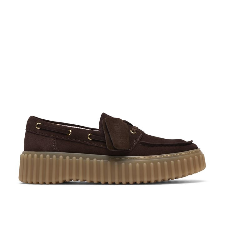 Clarks Women's Brown Moc Toe Formal Shoes in Size 7, Sports Direct