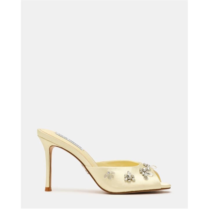 Steve Madden Women's Yellow Rolloutb Heeled Mule in Size 7, Sports Direct