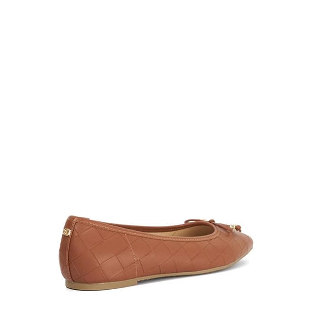 Tan - Dune London - Women's Hampers Ballet Pumps