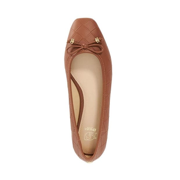Tan - Dune London - Women's Hampers Ballet Pumps
