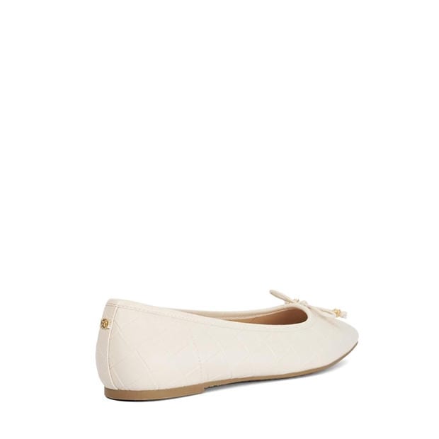 Ecru - Dune London - Women's Hampers Ballet Pumps