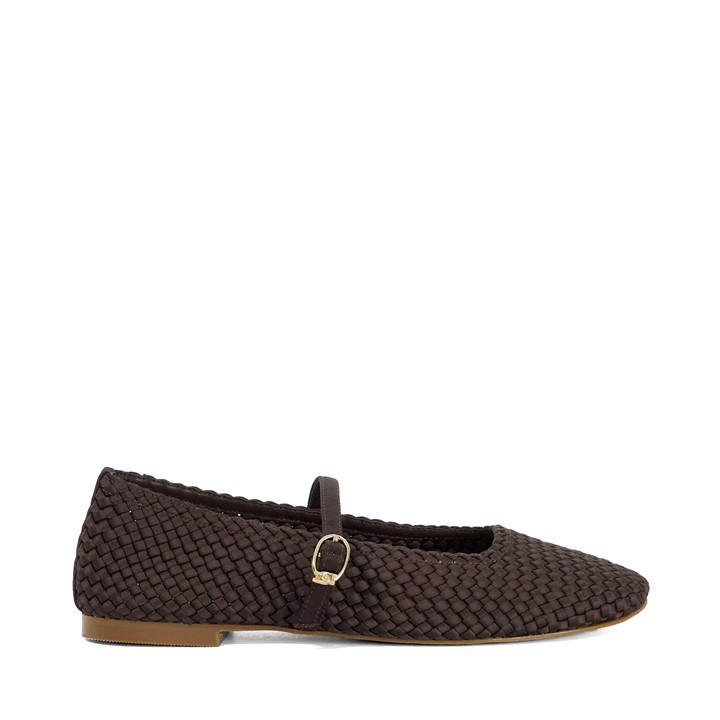 Dune London Women's Brown Hosta Ballet Pumps in Size 7, Sports Direct