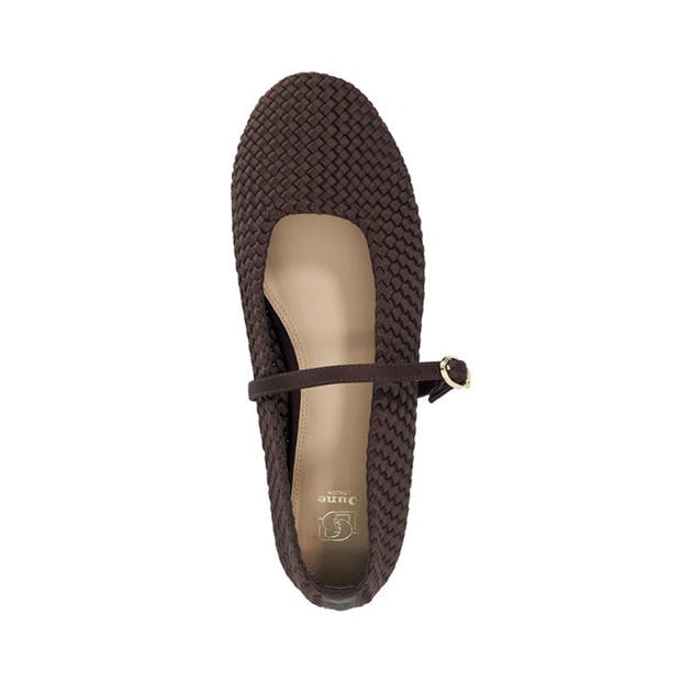 Brown - Dune London - Women's Hosta Ballet Pumps