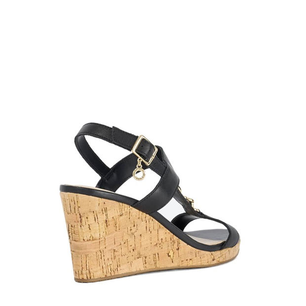 Black - Dune London - Women's Kasslie Wedge Heeled Sandals