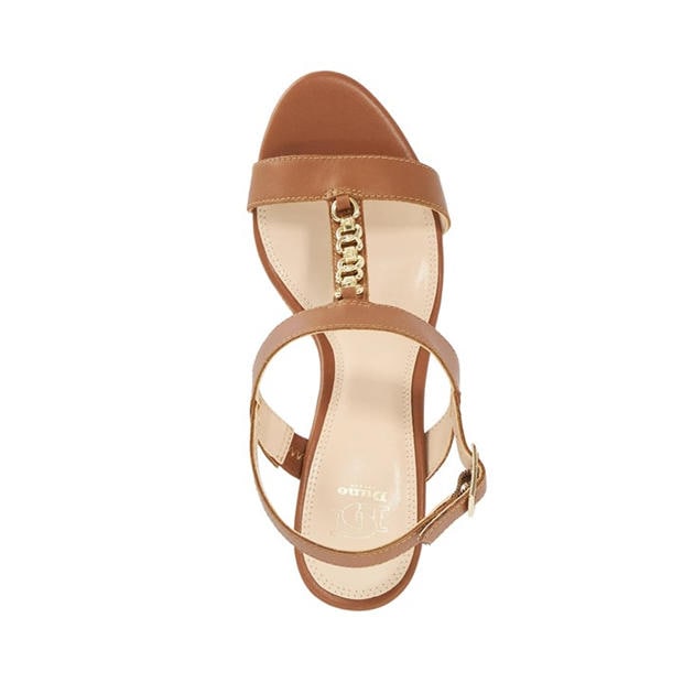 Tan - Dune London - Women's Kasslie Wedge Heeled Sandals