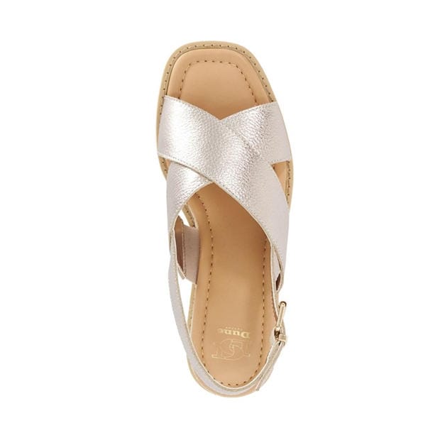 Gold - Dune London - Women's Lemesos Flat Sandals