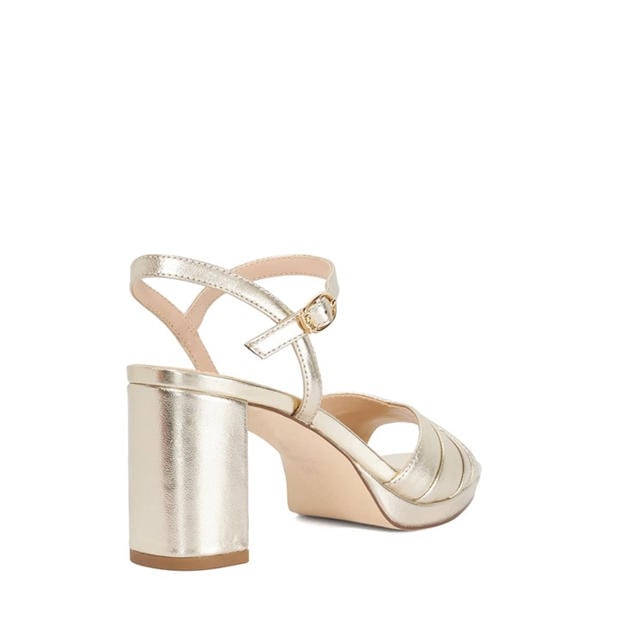 Gold - Dune London - Women's Malene Heeled Sandals