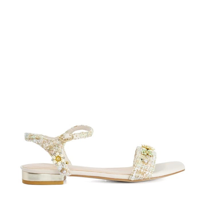 Dune London Women's  Nemesia Flat Sandals in Size 5, Sports Direct