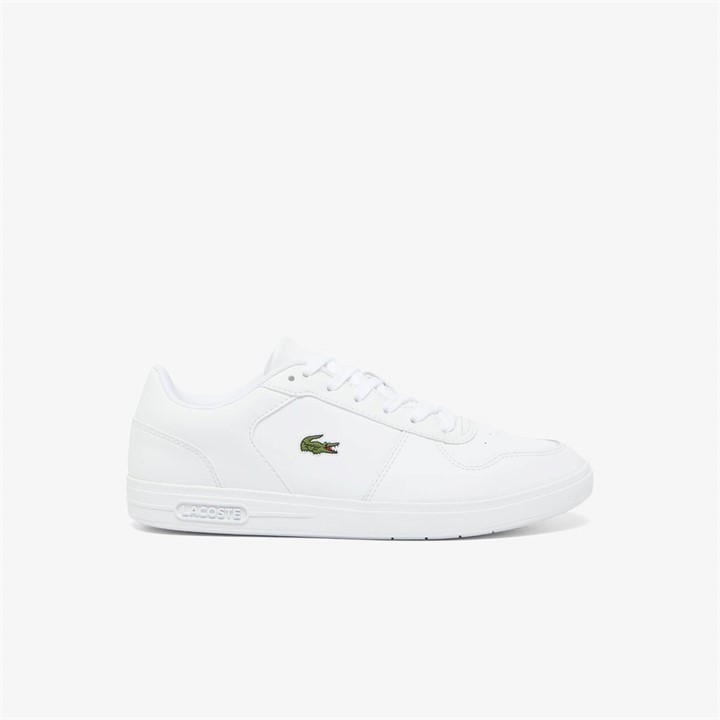 Lacoste Women's White Low-Top Trainers in Size 5, Sports Direct