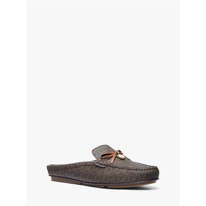 Michael Michael Kors Women's Brown Greta Mule Flat Mules in Size 4, Sports Direct