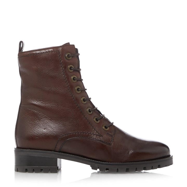 Dune London Women's Brown Prestone Ankle Boots in Size 8, Sports Direct
