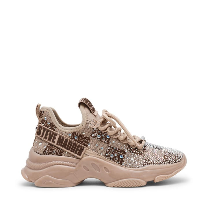 Steve Madden Women's Beige Trainers in Size 8, Sports Direct