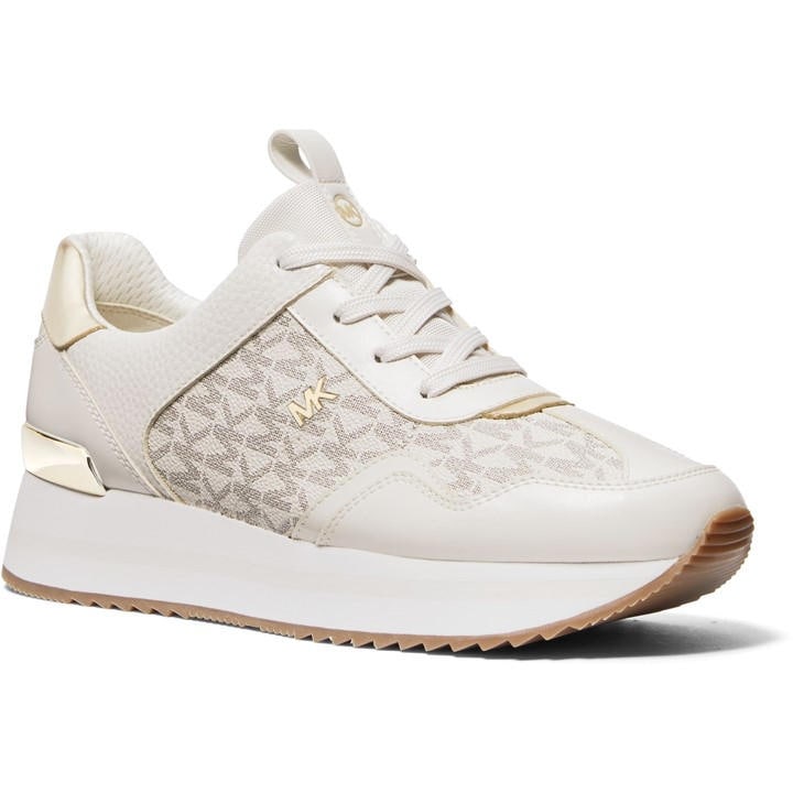 Michael Michael Kors Women's Beige Raina Runners in Size 5, Sports Direct