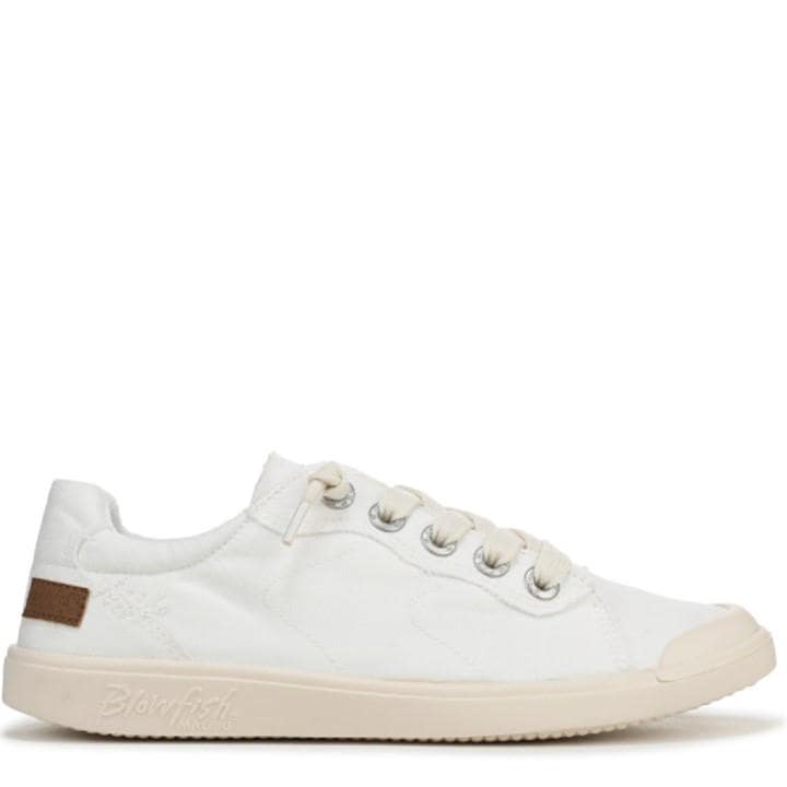 Blowfish Malibu Women's White Vienna Slip On Trainers in Size 5, Sports Direct