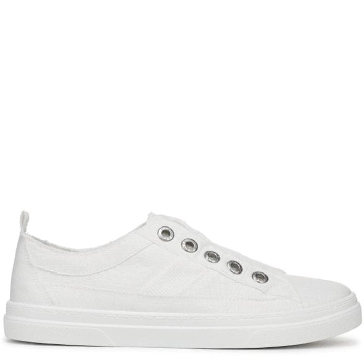 Blowfish Malibu Women's White Hangout Slip On Trainers in Size 5, Sports Direct