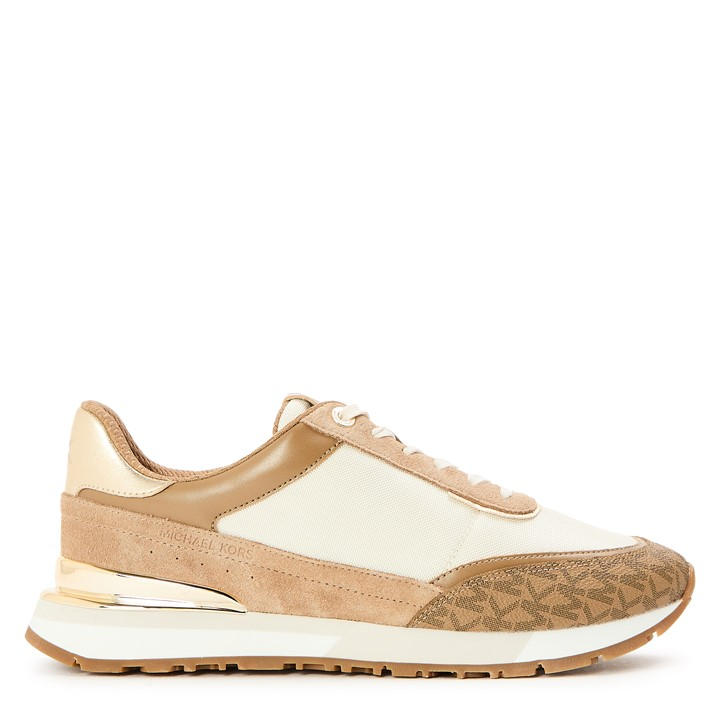 Michael Michael Kors Women's Beige Trainers in Size 6, Sports Direct