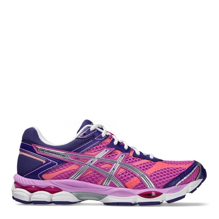 Asics Women's Pink Gel-Cumulus 16 Trainers in Size 4, Sports Direct