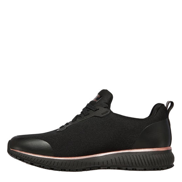 Black/Rose Gold - Skechers - Bobsport Trainers Ladies
