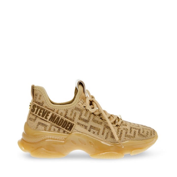 Steve Madden Women's Gold Madden Maxout Traine in Size 4, Sports Direct