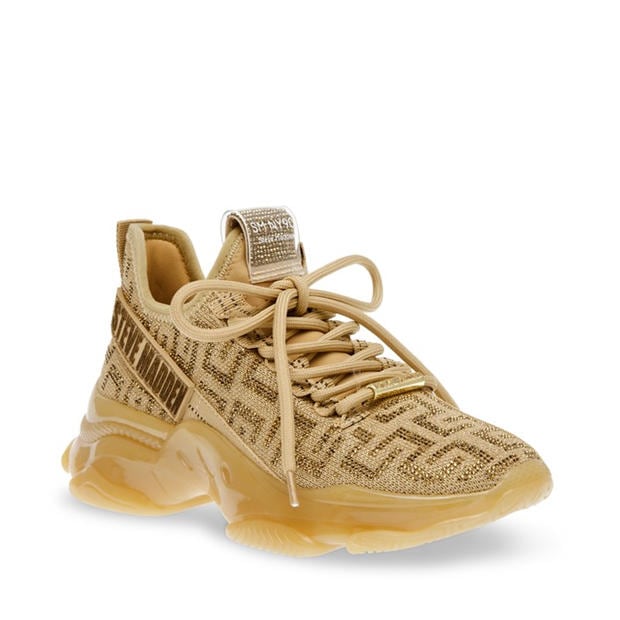 Gold - Steve Madden - Women's Maxout Low-Top Trainers