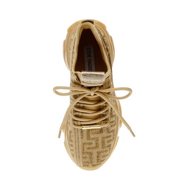 Gold - Steve Madden - Women's Maxout Low-Top Trainers