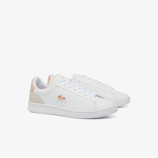 Wht/Lt Pnk - Lacoste - Women's Low-Top Trainers