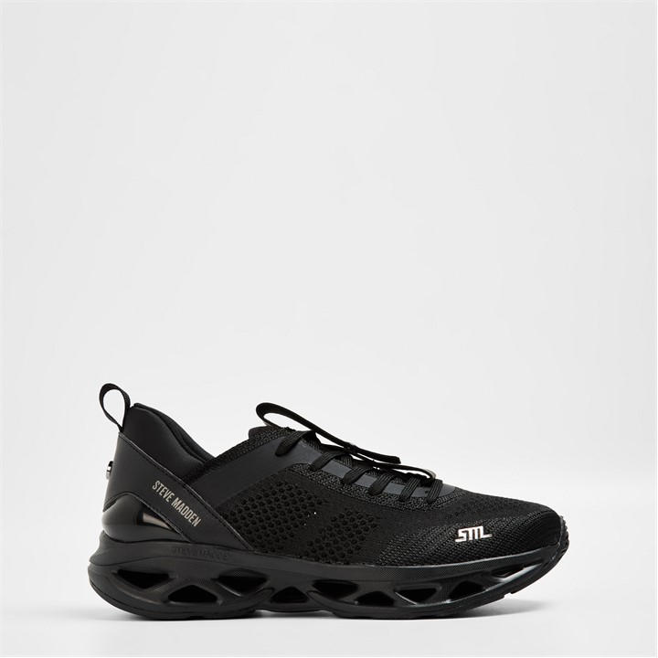 Steve Madden Women's Black Surge Low-Top Trainers in Size 3, Sports Direct