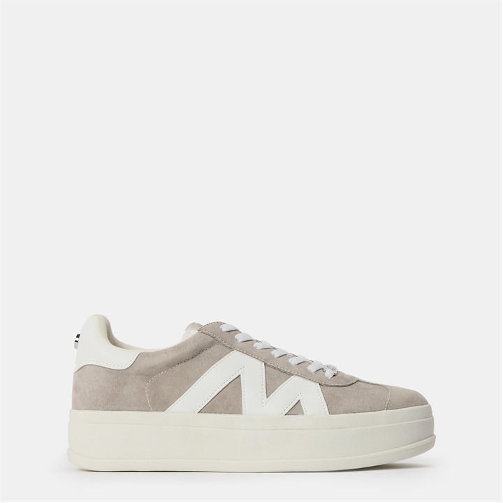Steve Madden Women's Opponent Low-Top Trainers Grey Size 8 (41) - Image 3