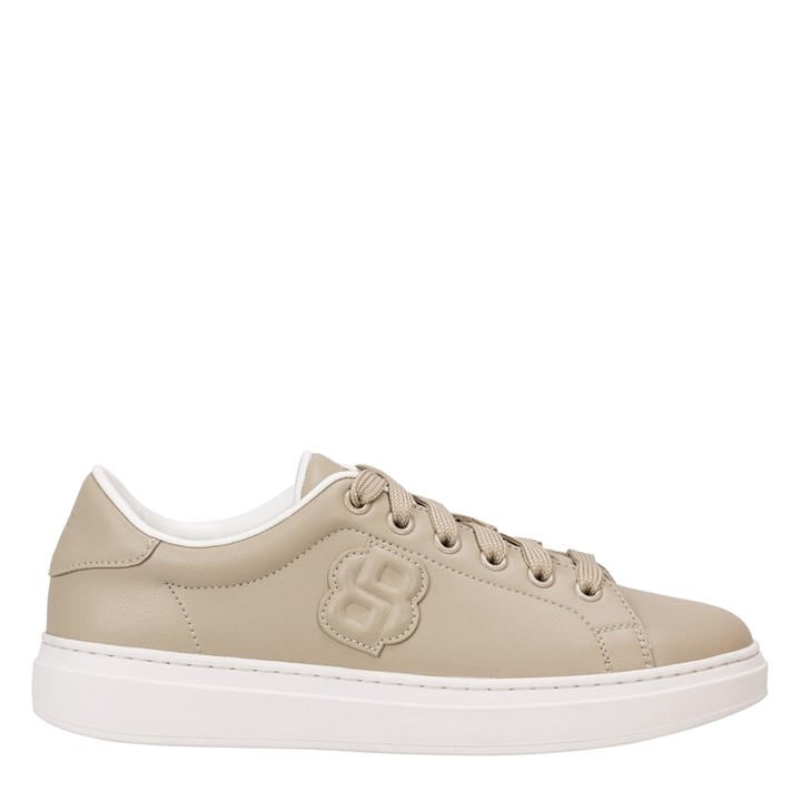 Boss Women's Beige Kieran Low-Top Trainers in Size 6, Sports Direct