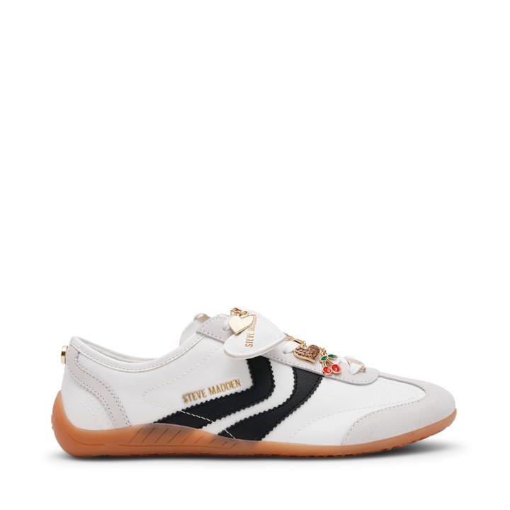 Steve Madden Women's White Low-Top Trainers in Size 7, Sports Direct