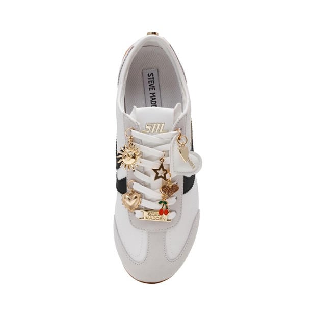 White/Black - Steve Madden - Women's Low-Top Trainers