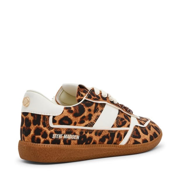 Leopard - Steve Madden - Women's Low-Top Trainers
