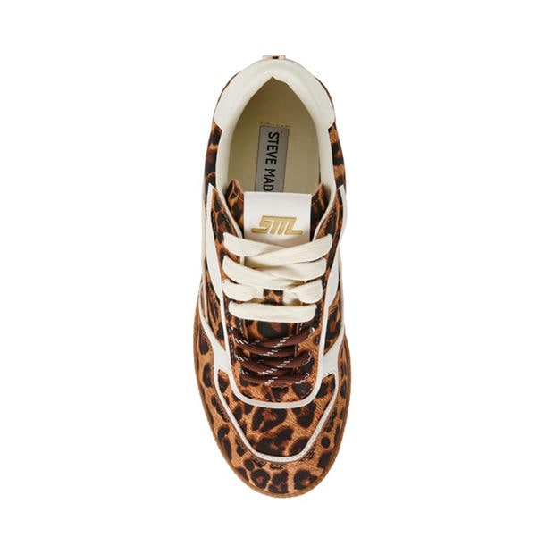 Leopard - Steve Madden - Women's Low-Top Trainers