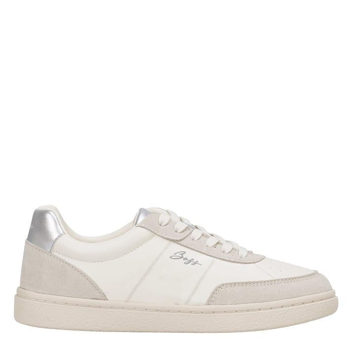 Boss Women's White Low-Top Trainers in Size 7, Sports Direct