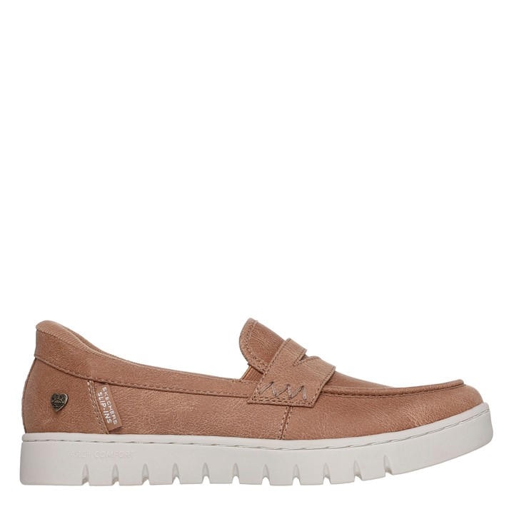 Skechers Women's Brown Slip On Trainers in Size 5.5, Sports Direct