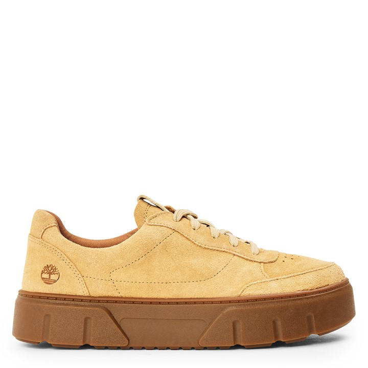 Timberland Women's Beige Low Lc Sneaker Low-Top Trainers in Size 3.5, Sports Direct