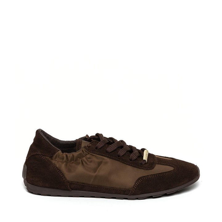Steve Madden Women's Brown Bobby Sneaker Low-Top Trainers in Size 3, Sports Direct