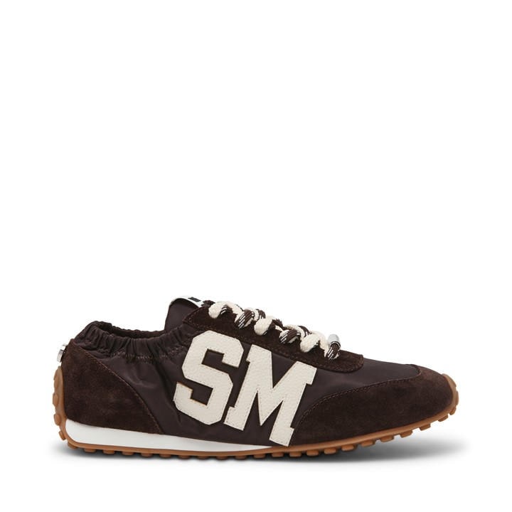 Steve Madden Women's Brown Cashbox Low-Top Trainers in Size 4, Sports Direct