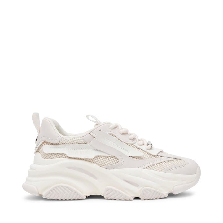 Steve Madden Women's Grey Possession Chunky Trainers in Size 7, Sports Direct