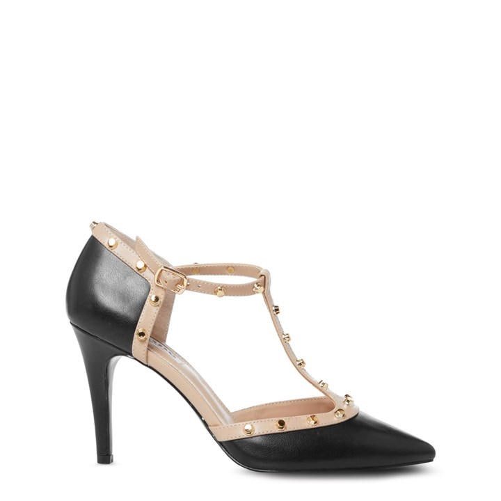 Dune London Women's Black Cliopatra Heeled Sandals in Size 4, Sports Direct