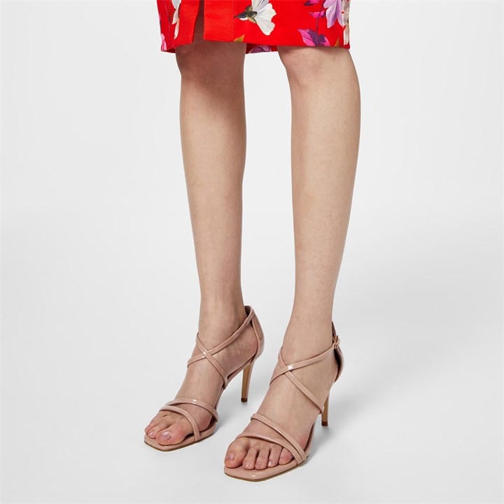 Dune London Women's Nude Musical Heeled Sandals in Size 6, Sports Direct