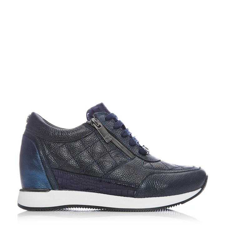 Moda In Pelle Women's Blue Berke Trainers in Size 7, Sports Direct